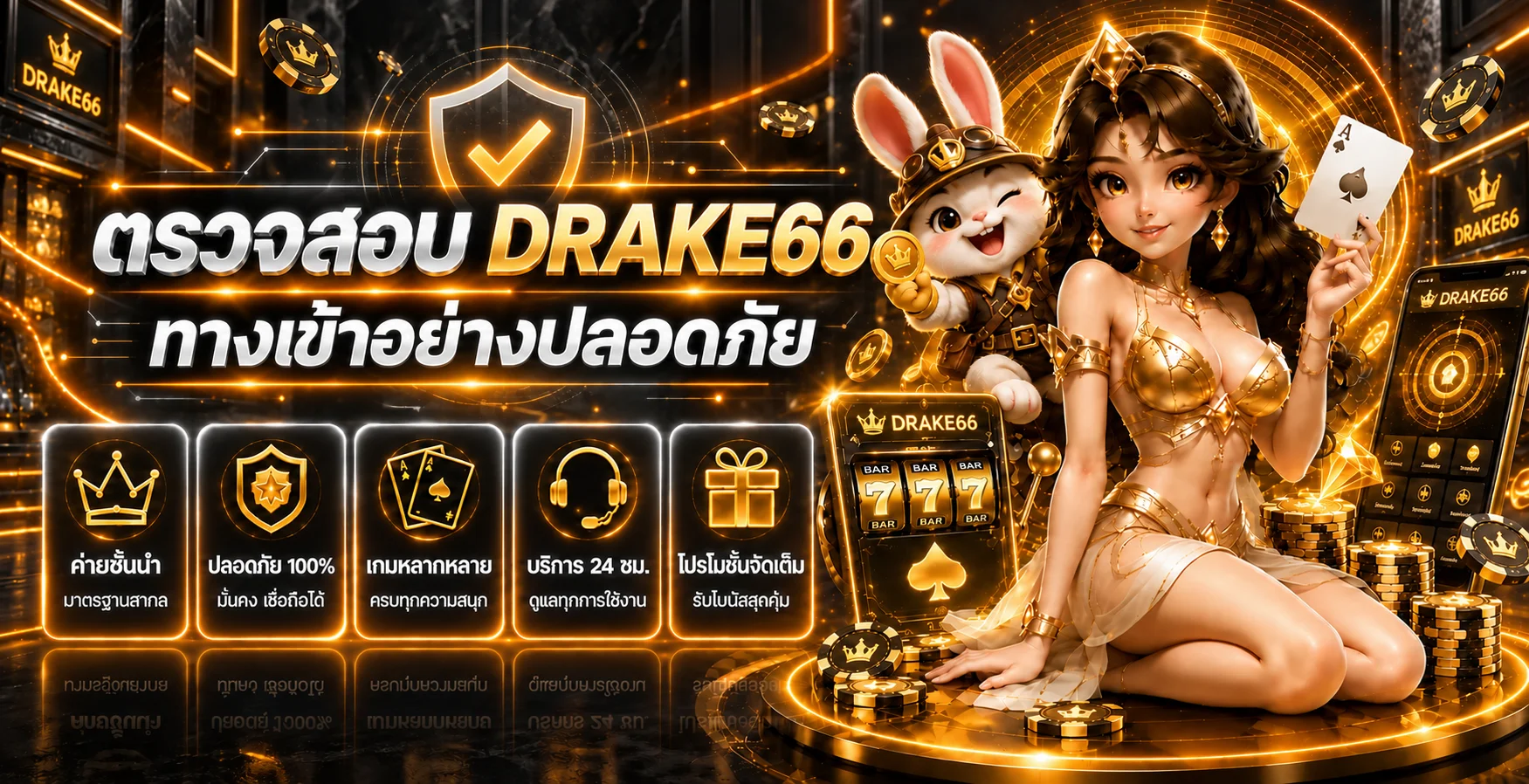 DRAKE66 ทางเข้า วิธีตรวจเว็บจริงและป้องกันฟิชชิง